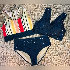 Nani bottoms (1), Nani Flow Cut Back Crop (1), Nani Squared Switch V crop top (1